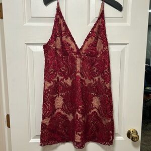 Free People nigh shimmers mini